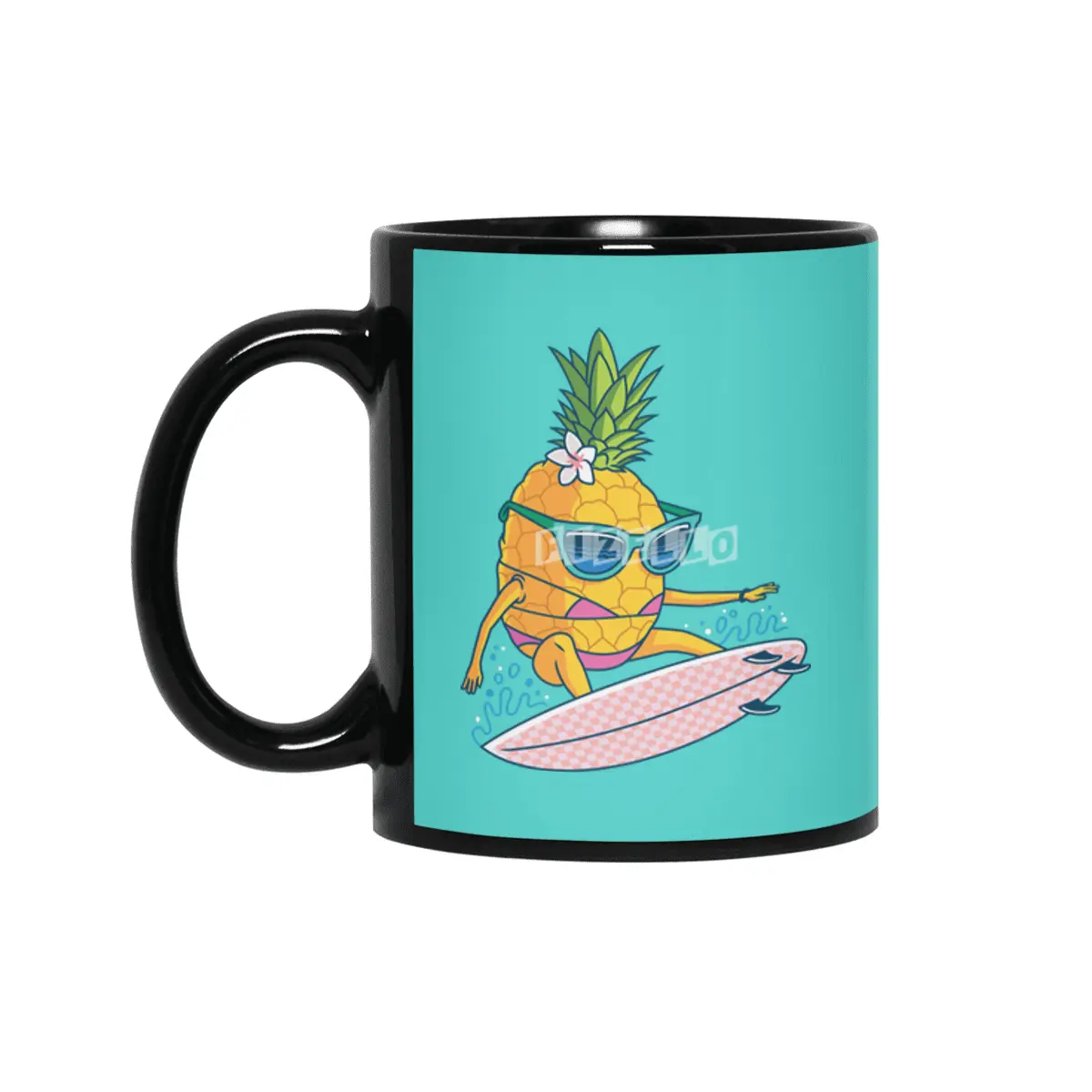 Pointy Break Pineapple Siyah Kupa