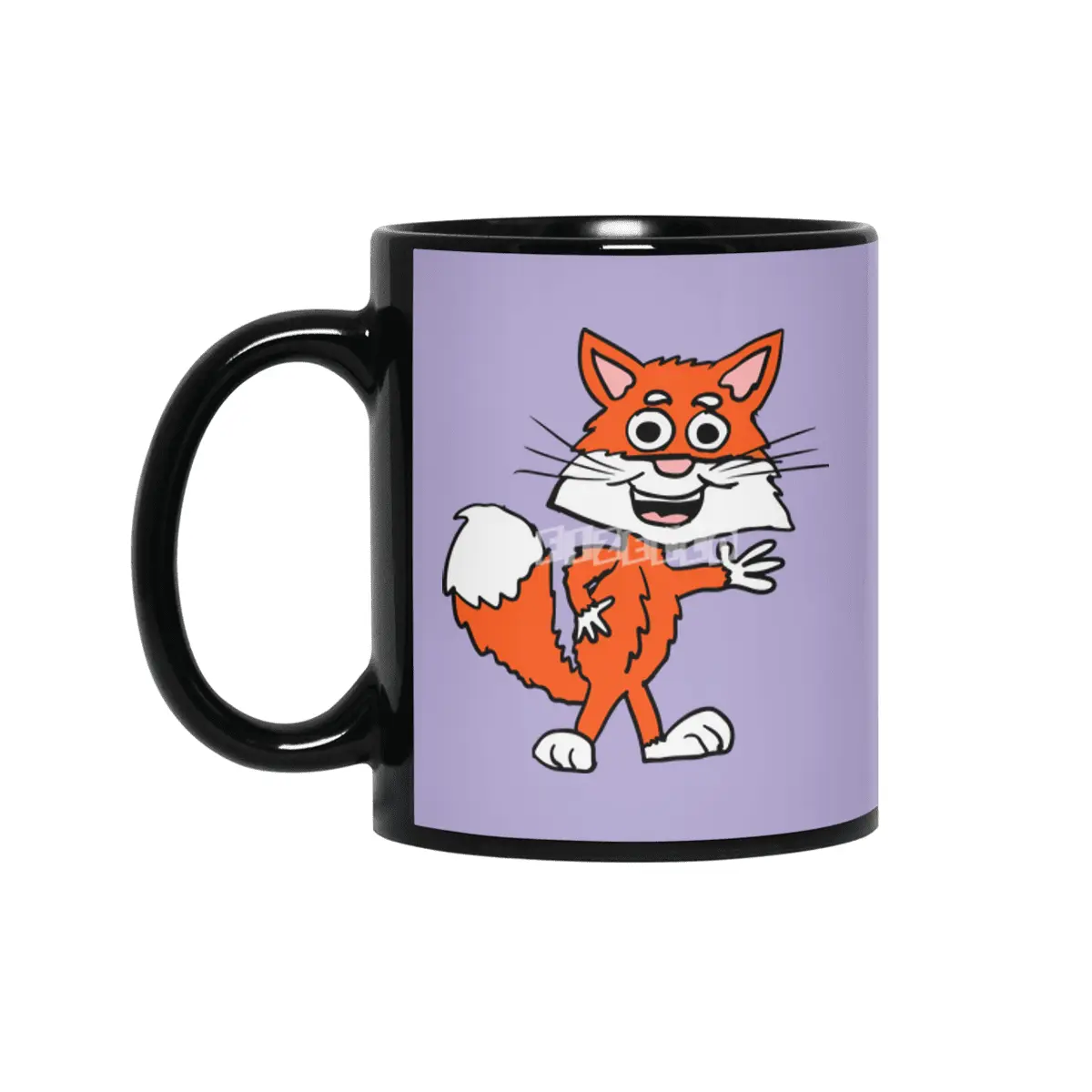 Cartoon fox Siyah Kupa