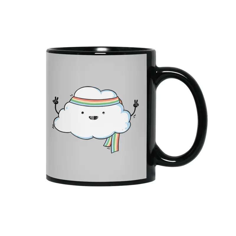 Hippie Cloud Siyah Kupa