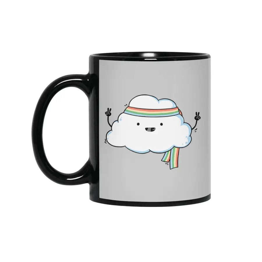 Hippie Cloud Siyah Kupa