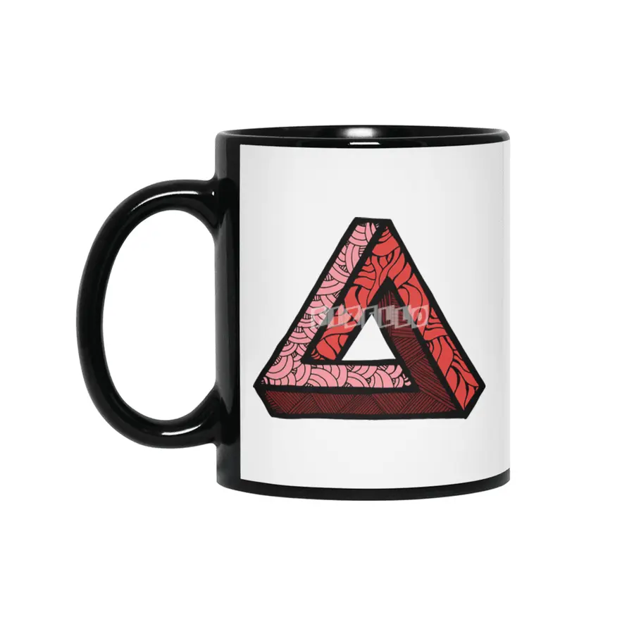 Penrosey Triangle Siyah Kupa
