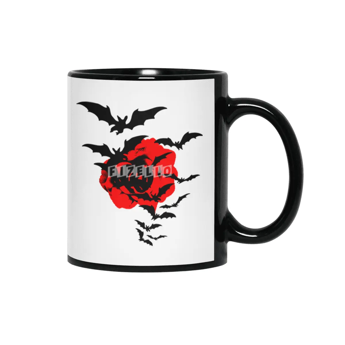 Bat Rose Siyah Kupa