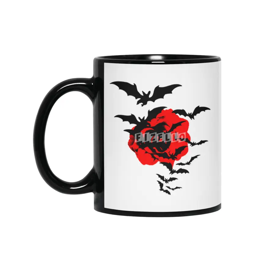 Bat Rose Siyah Kupa