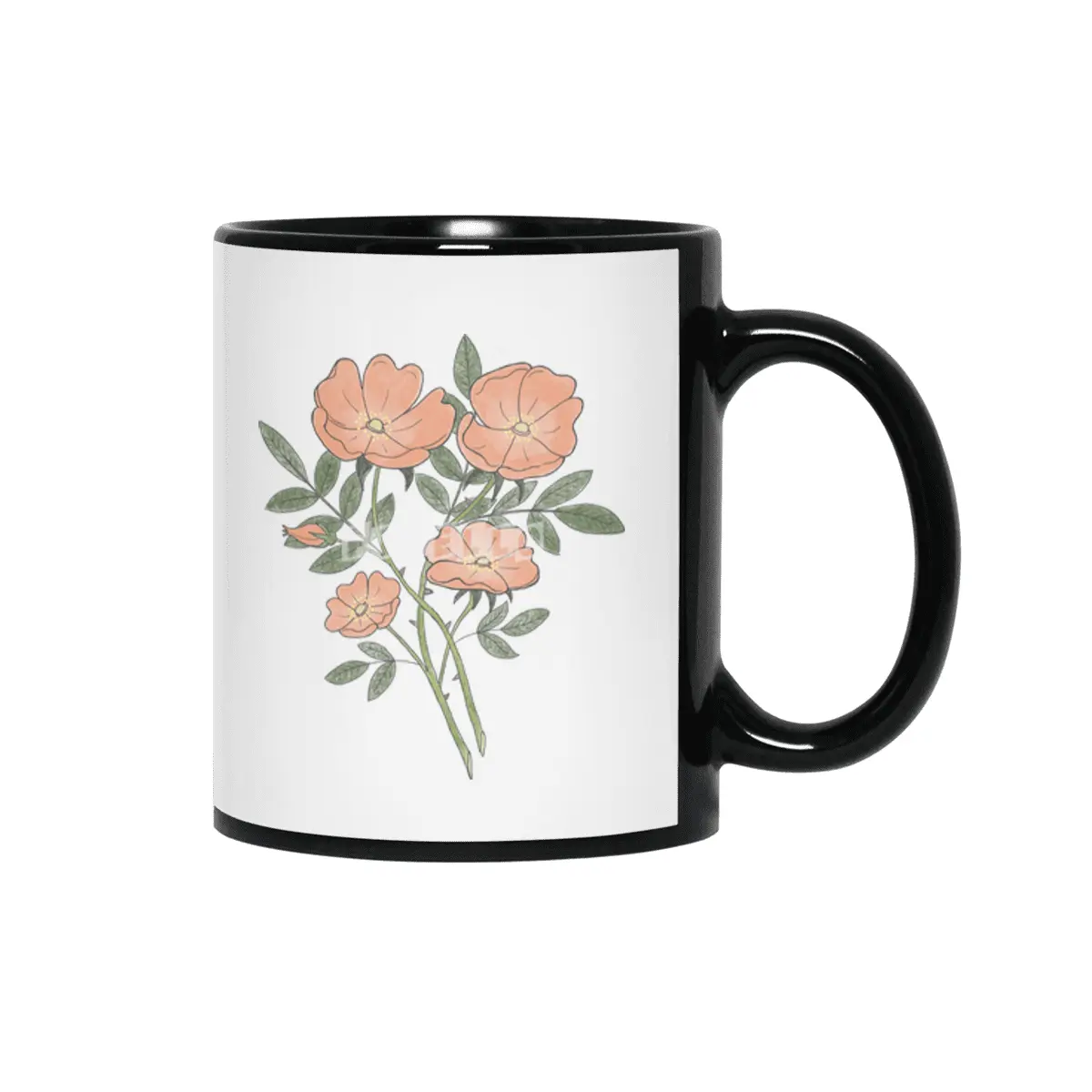 Briar Rose Siyah Kupa