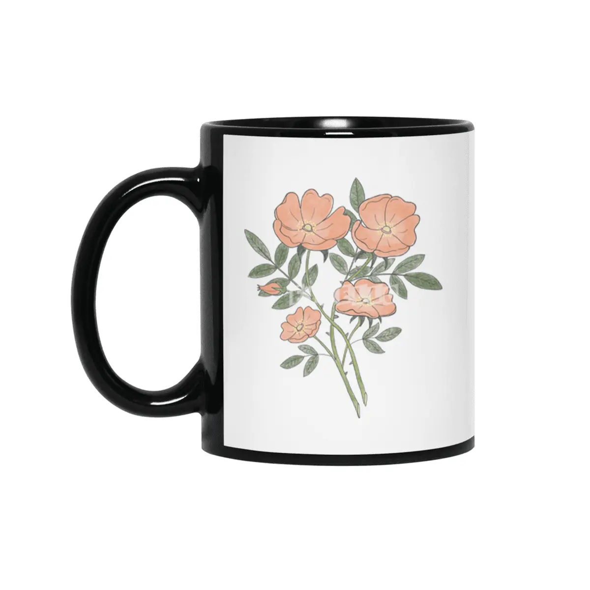 Briar Rose Siyah Kupa