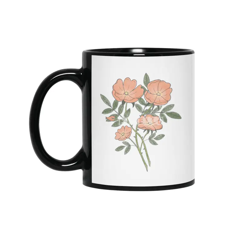 Briar Rose Siyah Kupa