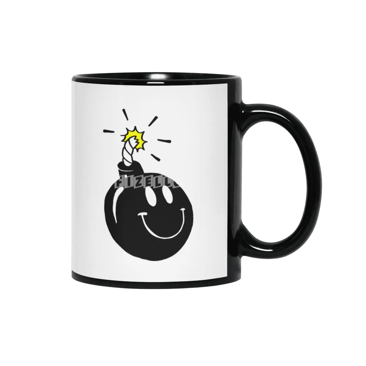Smiley Bomb Siyah Kupa
