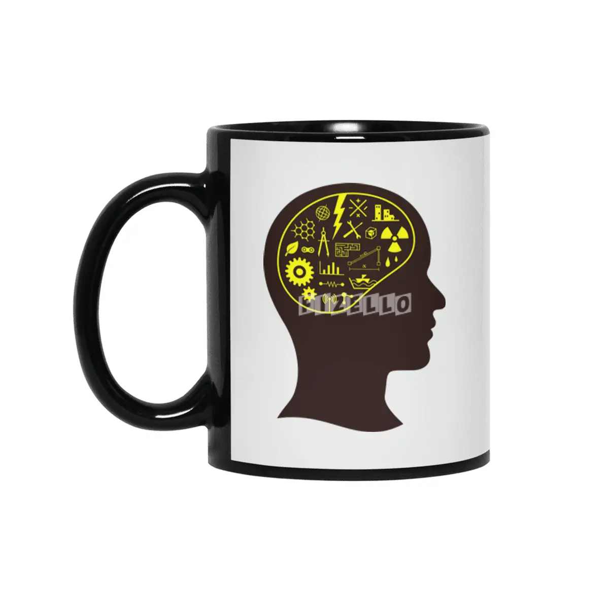 Engineering Mind Siyah Kupa