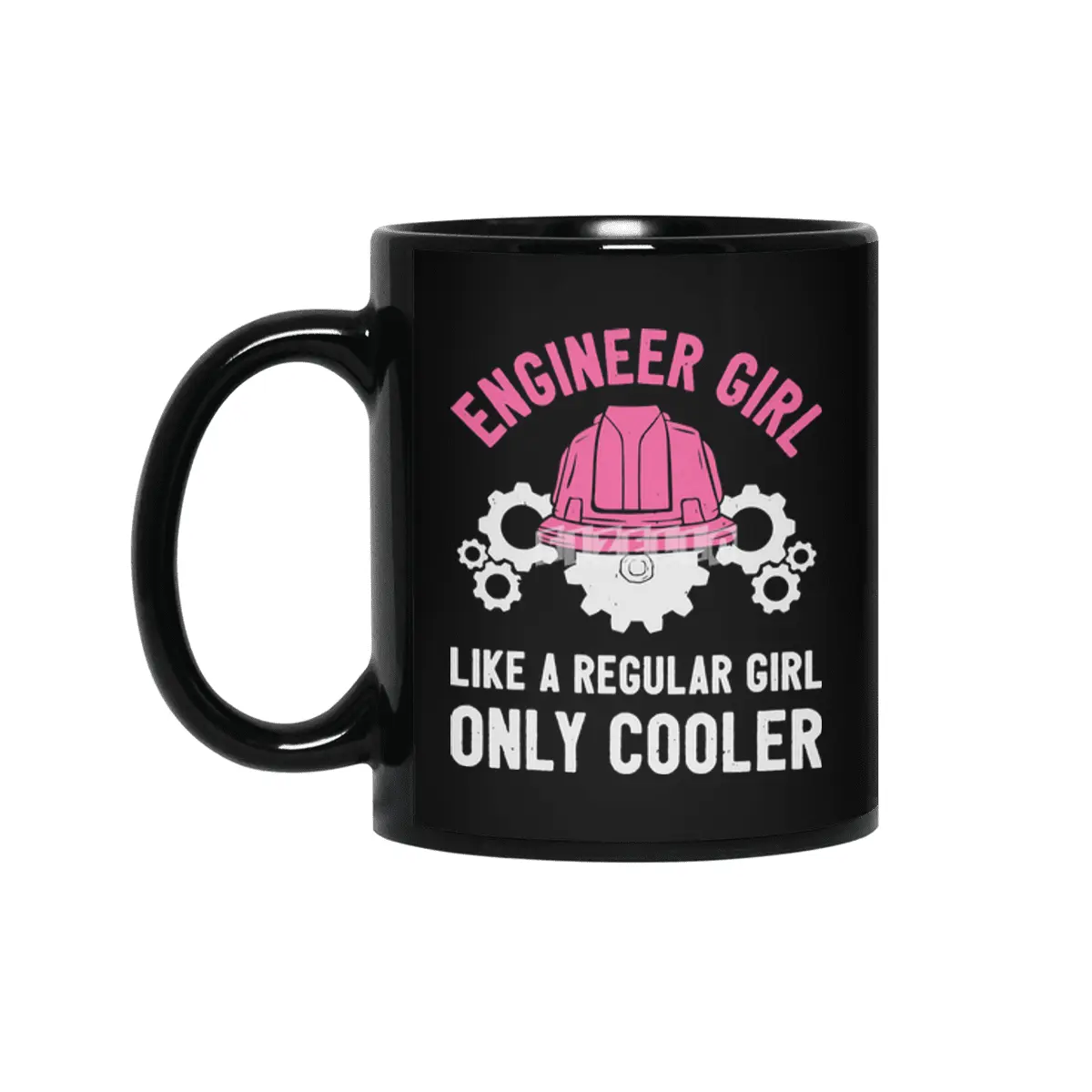 Engineer Girl Normal Just Cooler Siyah Kupa