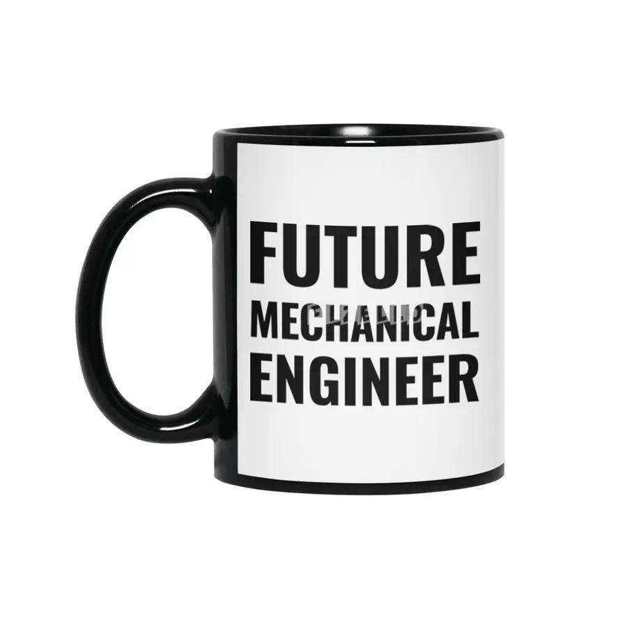 Future Mechanical Engineer Quote Siyah Kupa
