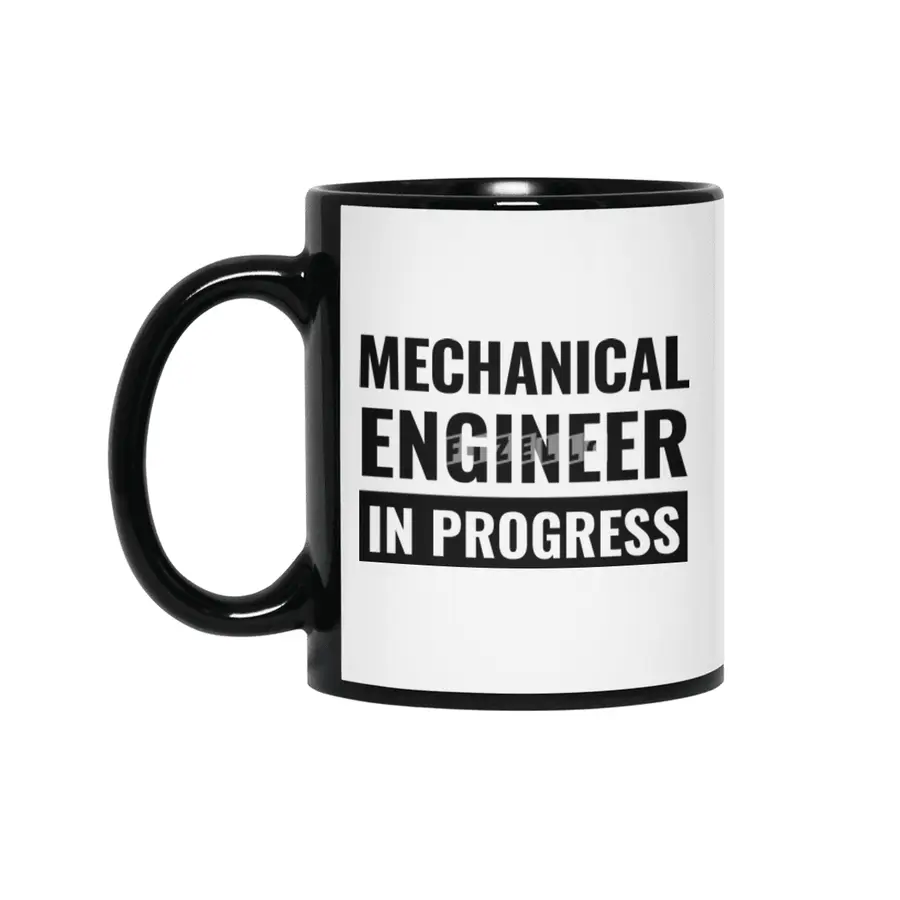Mechanical Engineer In Progress Siyah Kupa
