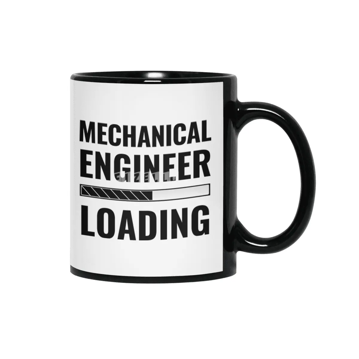 Mechanical Engineer Loading With Status Bar Siyah Kupa