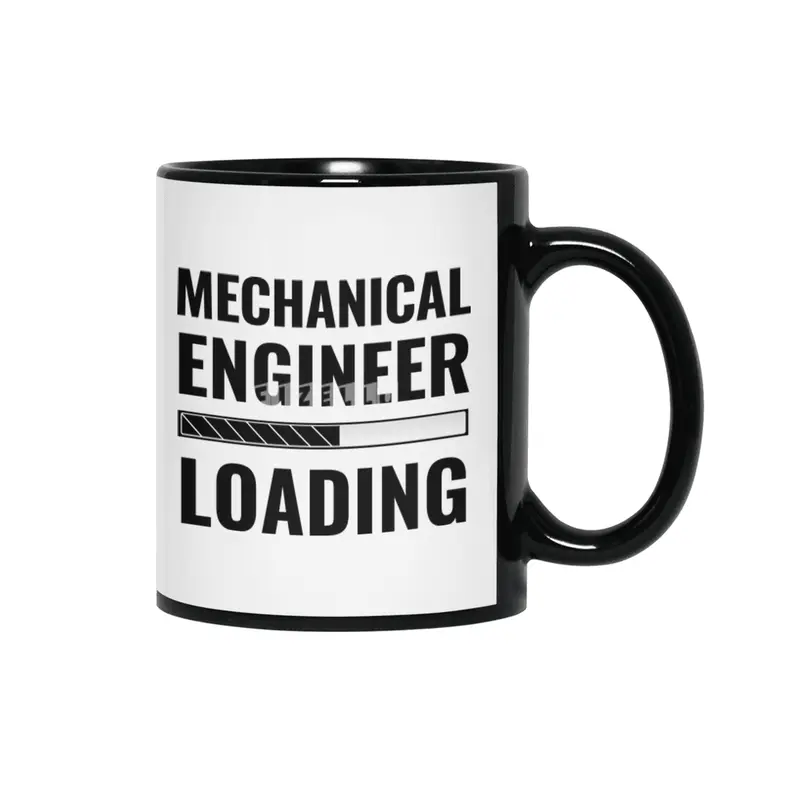 Mechanical Engineer Loading With Status Bar Siyah Kupa