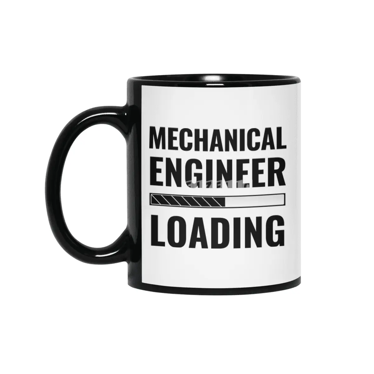 Mechanical Engineer Loading With Status Bar Siyah Kupa