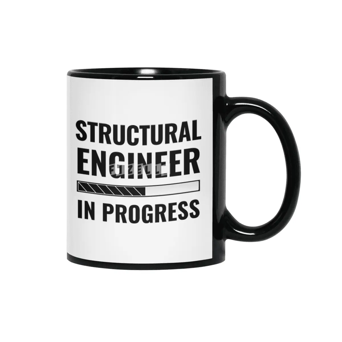 Structural Engineer In Progress With Status Bar Siyah Kupa