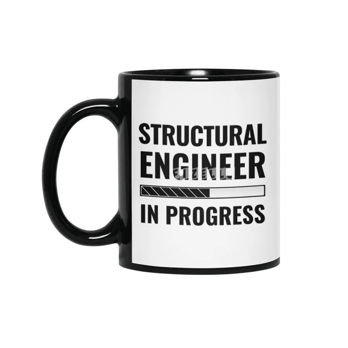 Structural Engineer In Progress With Status Bar Siyah Kupa
