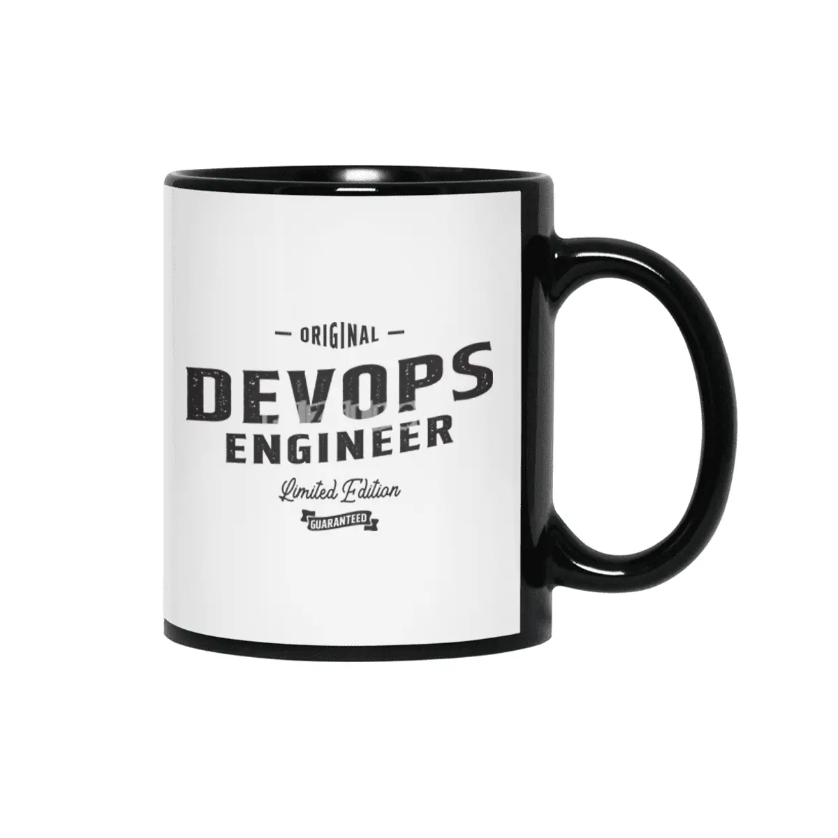 Devops Engineer Funny Job Title Profession Birthday Worker Siyah Kupa