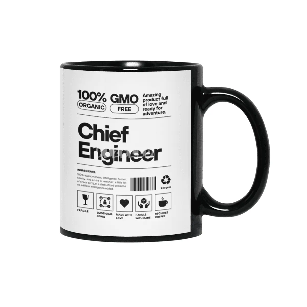 Chief Engineer black label Siyah Kupa