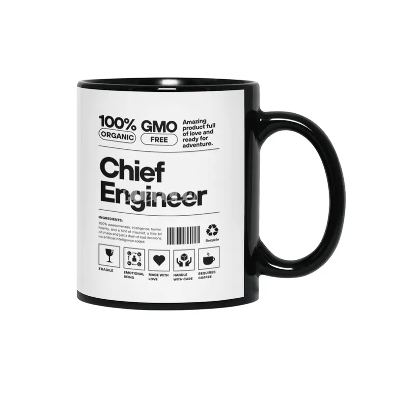 Chief Engineer black label Siyah Kupa