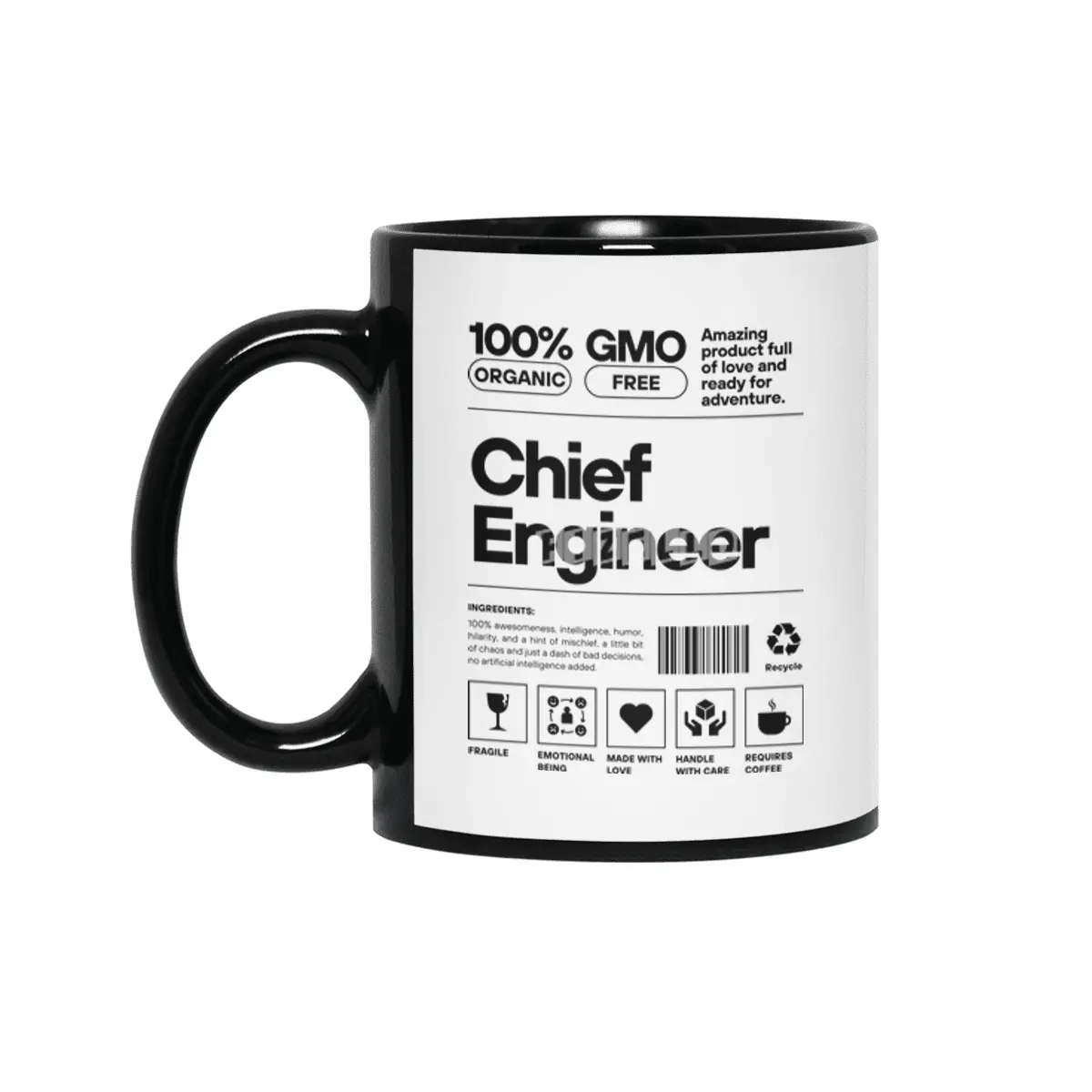 Chief Engineer black label Siyah Kupa