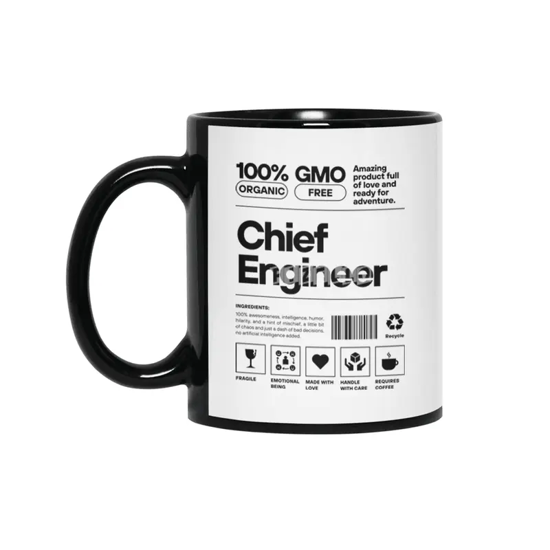 Chief Engineer black label Siyah Kupa