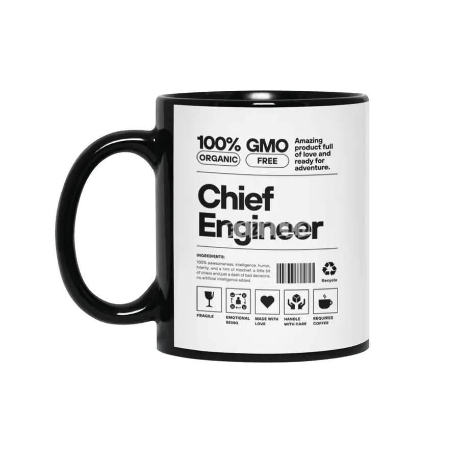 Chief Engineer black label Siyah Kupa