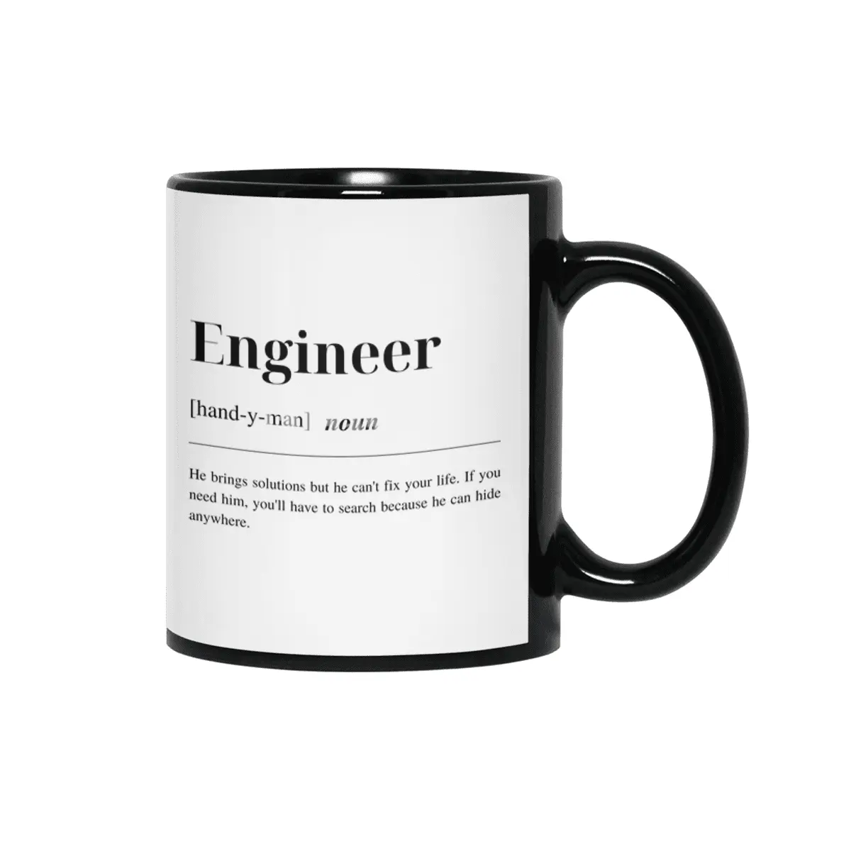 Engineer definition Siyah Kupa