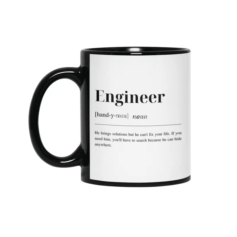Engineer definition Siyah Kupa