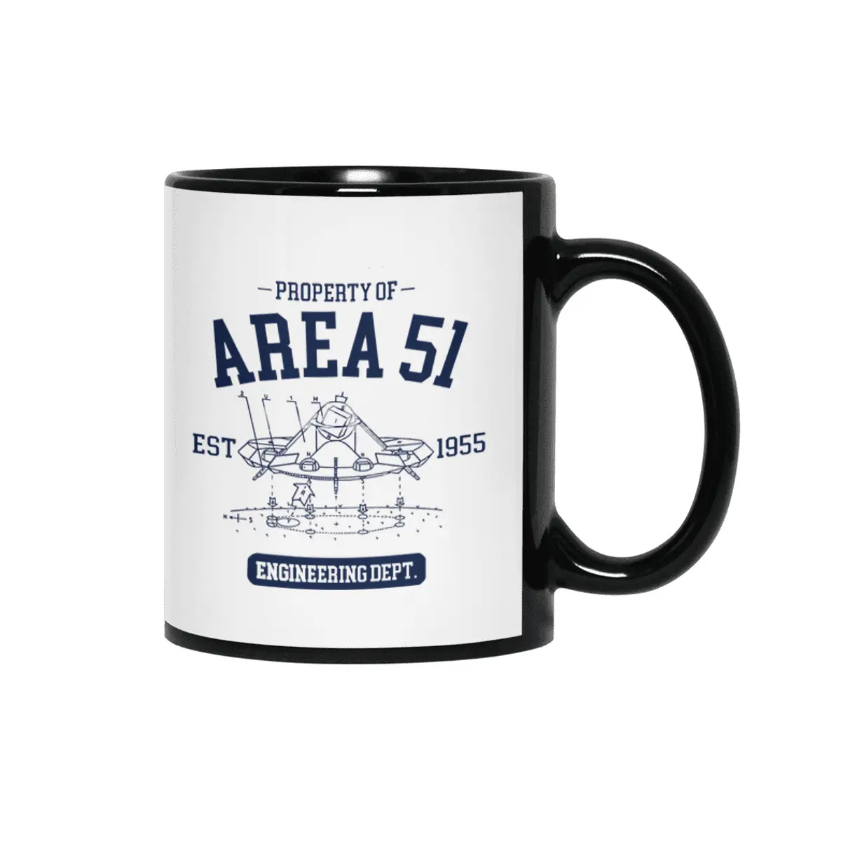 Property of Area 51 Engineering Dept Siyah Kupa