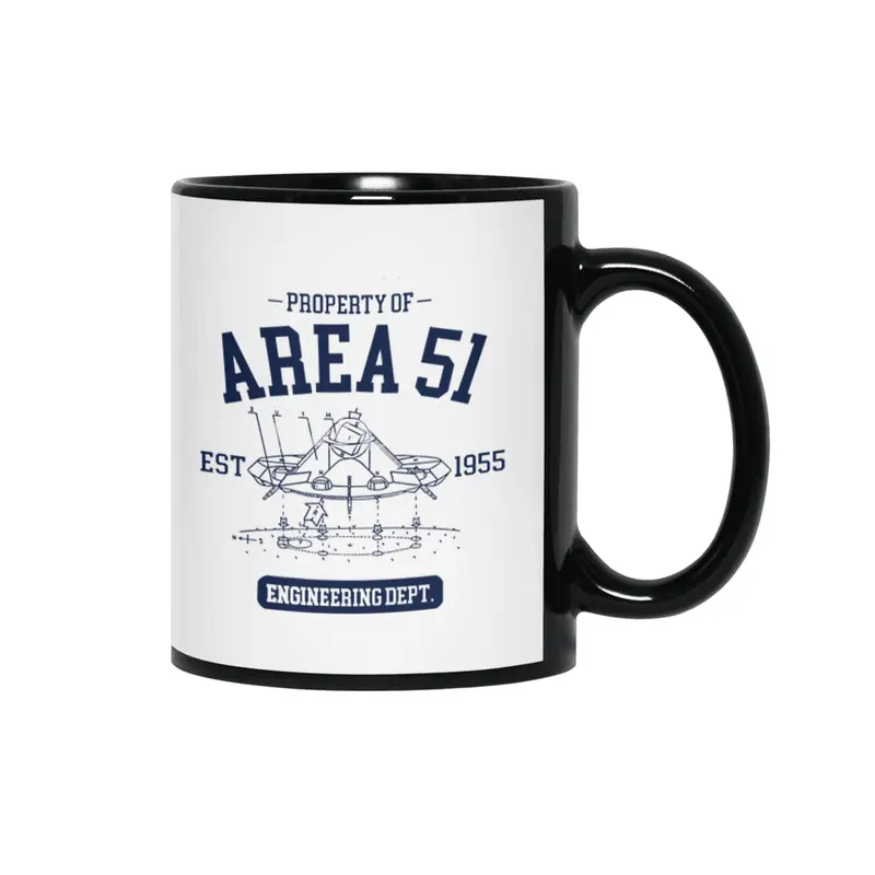Property of Area 51 Engineering Dept Siyah Kupa