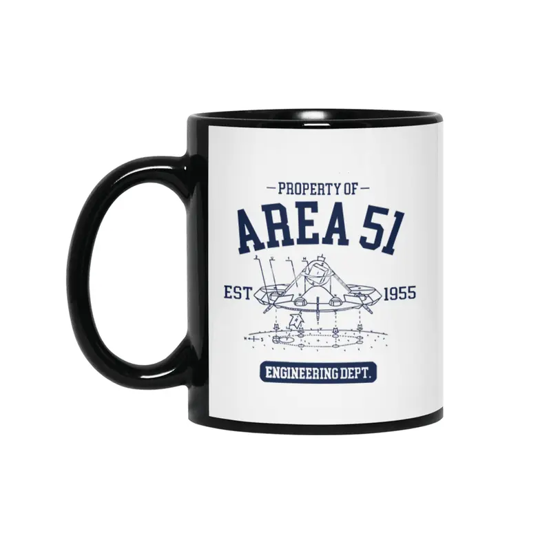 Property of Area 51 Engineering Dept Siyah Kupa
