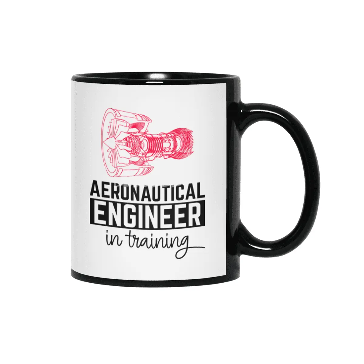 Aeronautical Engineer in Training Siyah Kupa