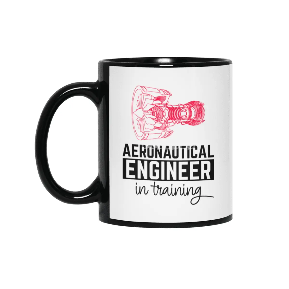 Aeronautical Engineer in Training Siyah Kupa