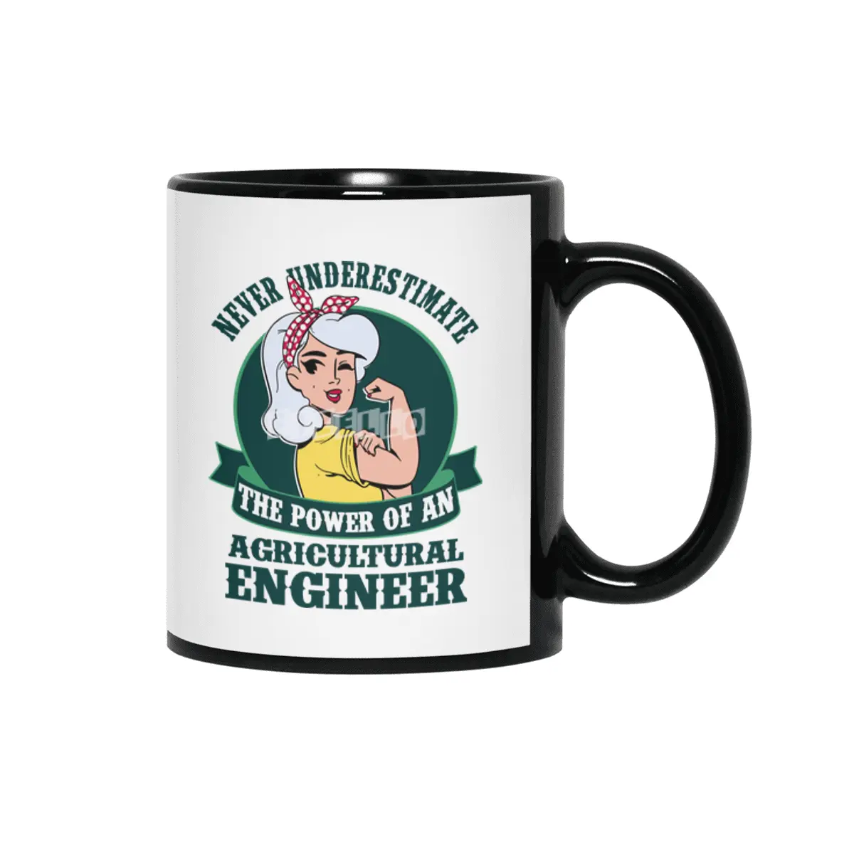 Agricultural Engineer Girl Power Siyah Kupa