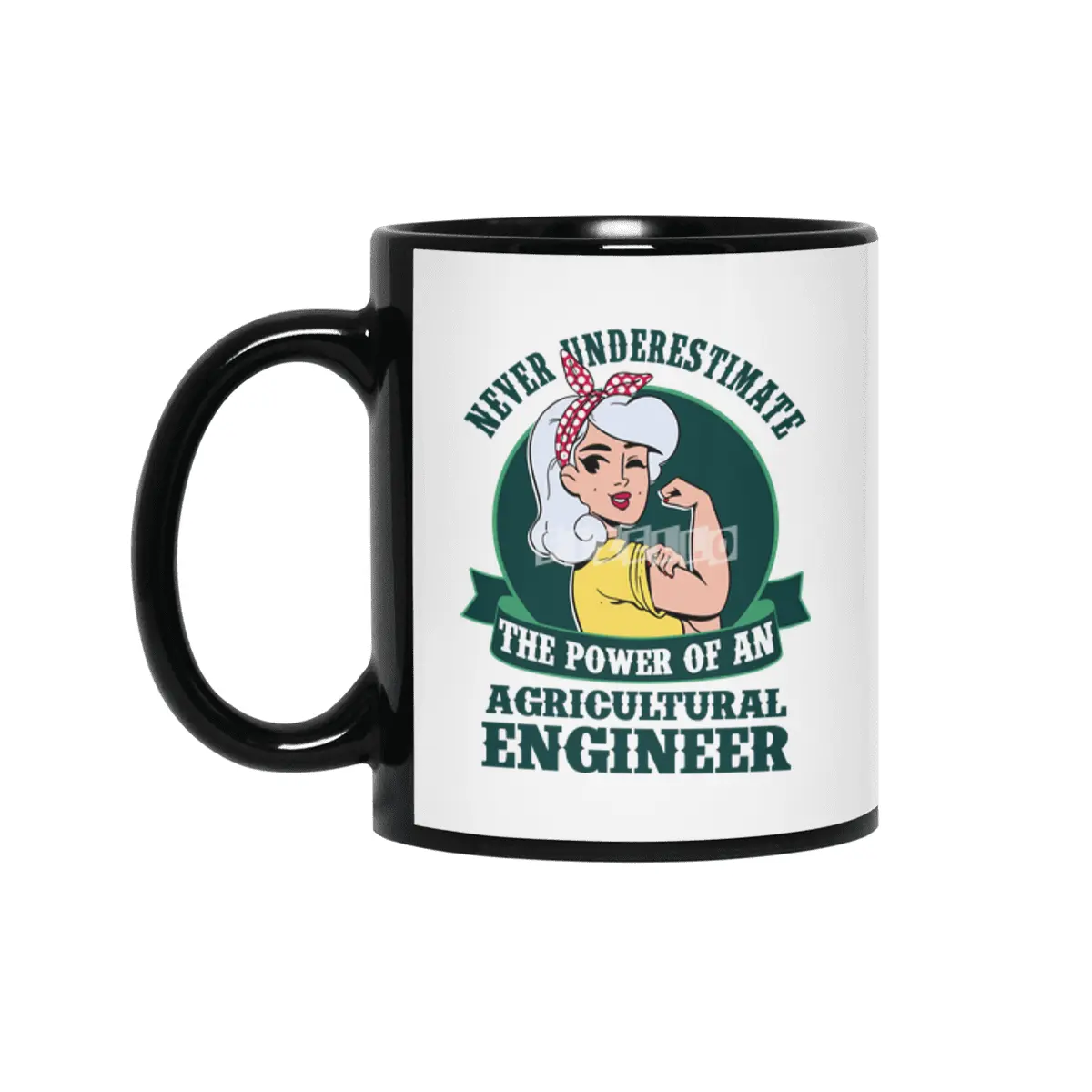 Agricultural Engineer Girl Power Siyah Kupa