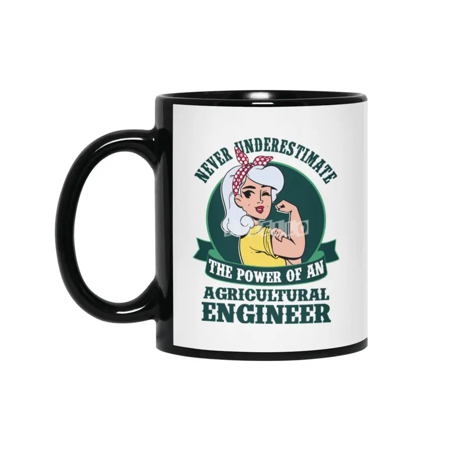 Agricultural Engineer Girl Power Siyah Kupa