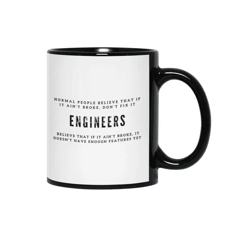 Engineers Siyah Kupa