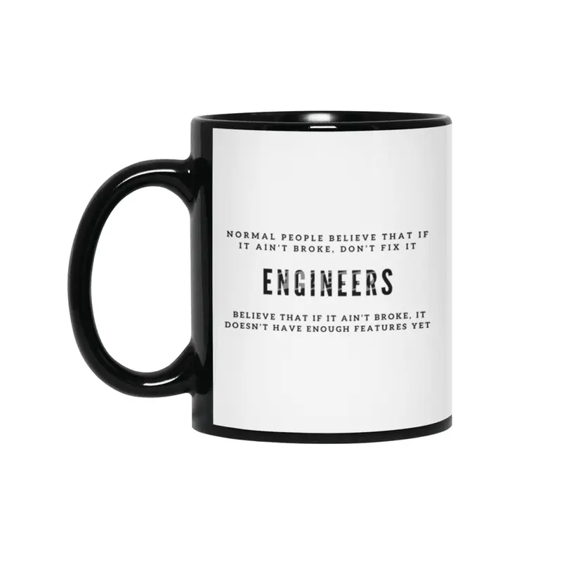 Engineers Siyah Kupa