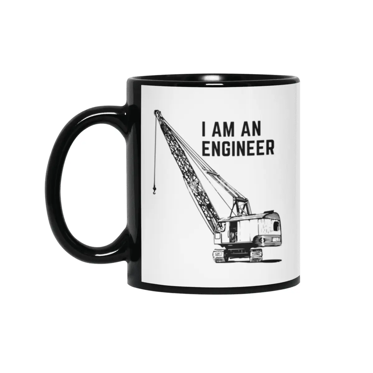 I Am An Engineer Siyah Kupa
