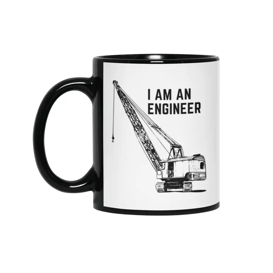 I Am An Engineer Siyah Kupa