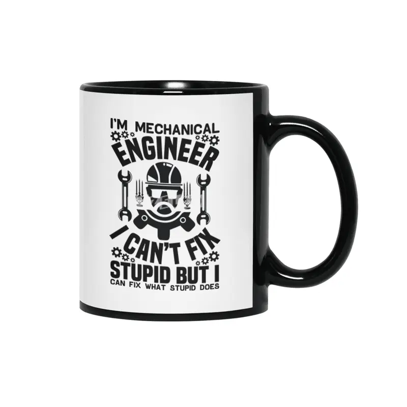 Engineer Crafts Mechanic Gift Siyah Kupa