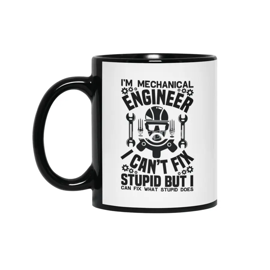 Engineer Crafts Mechanic Gift Siyah Kupa