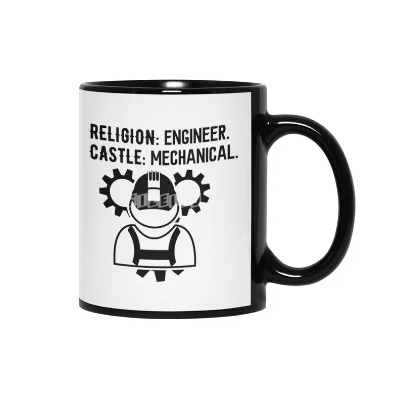Engineer Crafts Mechanic Gift Siyah Kupa