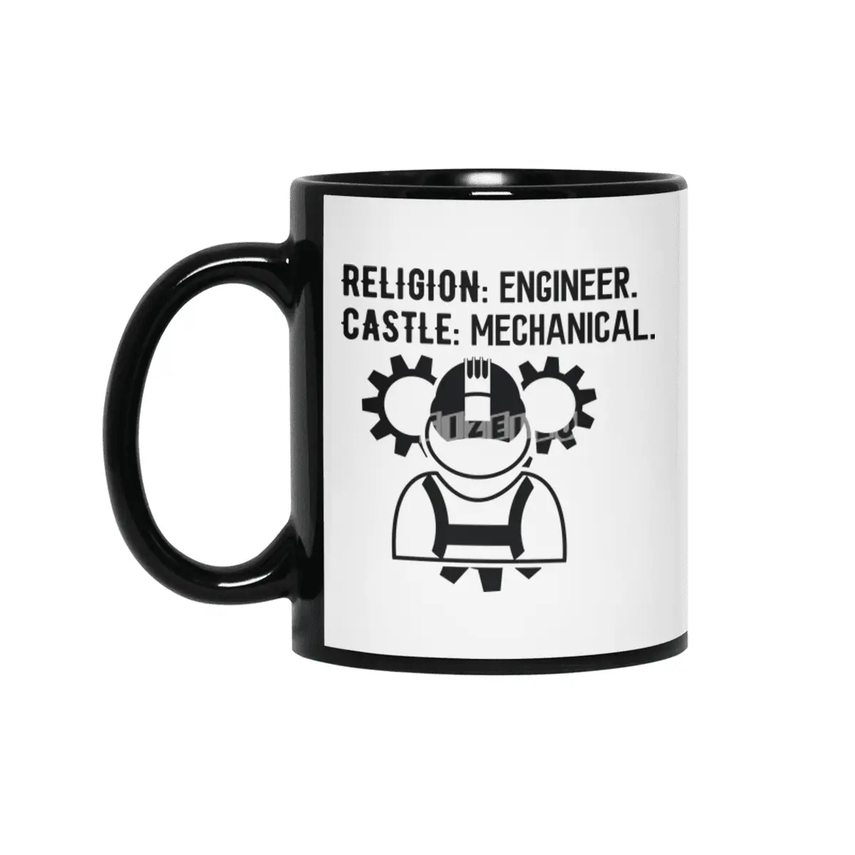 Engineer Crafts Mechanic Gift Siyah Kupa