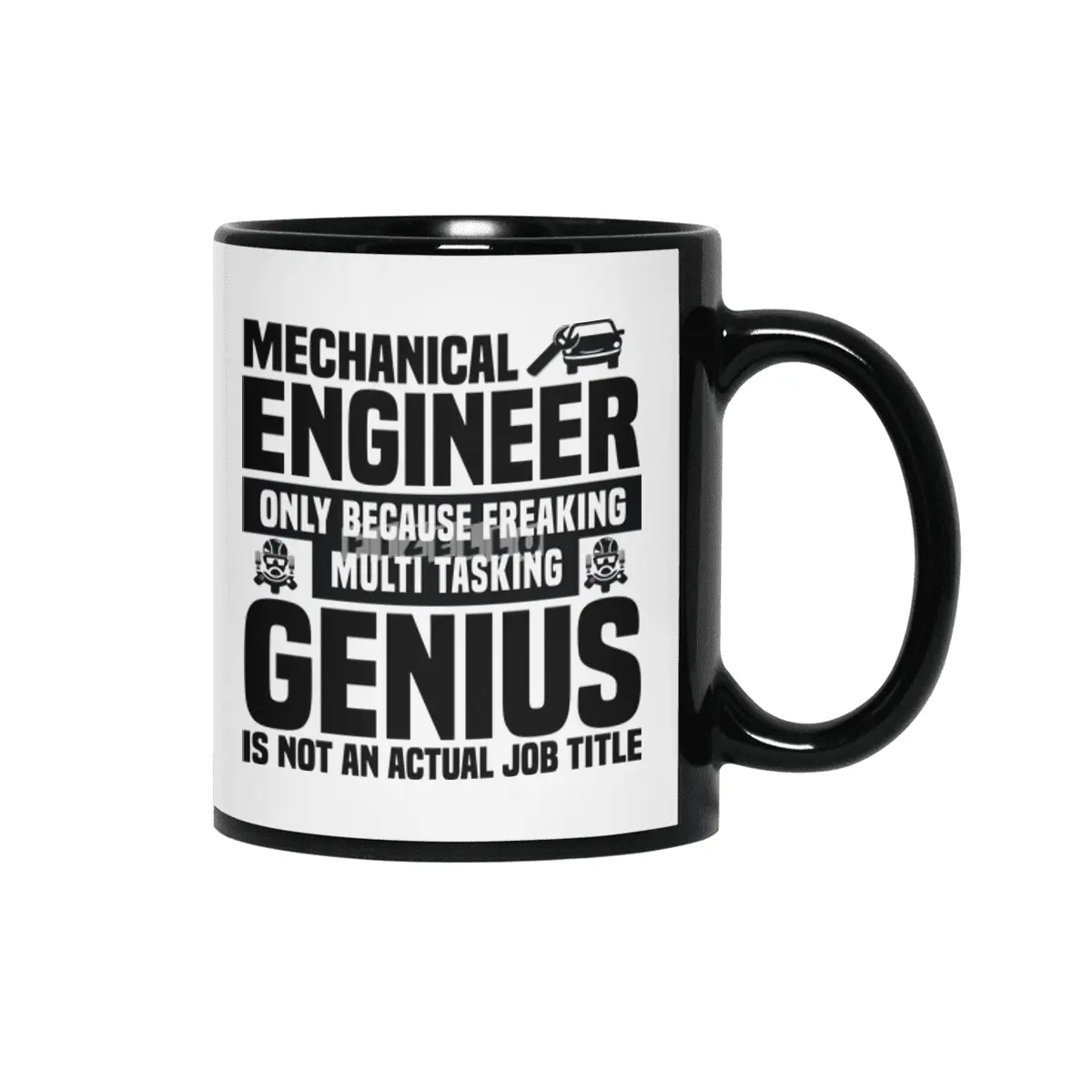 Engineer Crafts Mechanic Gift Siyah Kupa