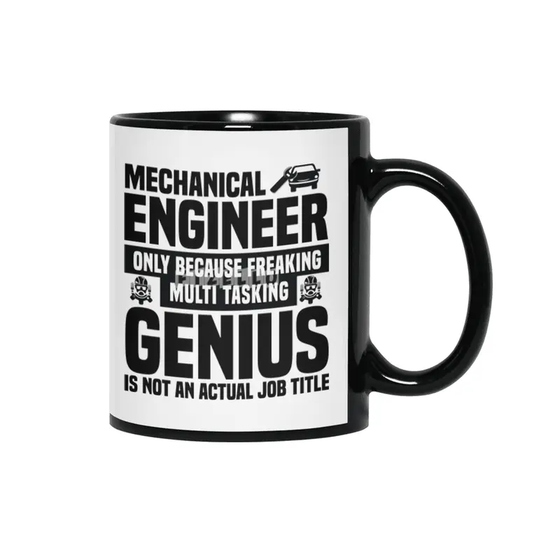 Engineer Crafts Mechanic Gift Siyah Kupa