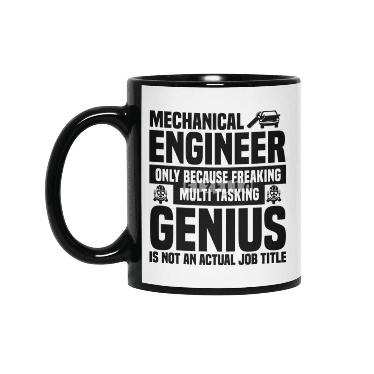 Engineer Crafts Mechanic Gift Siyah Kupa