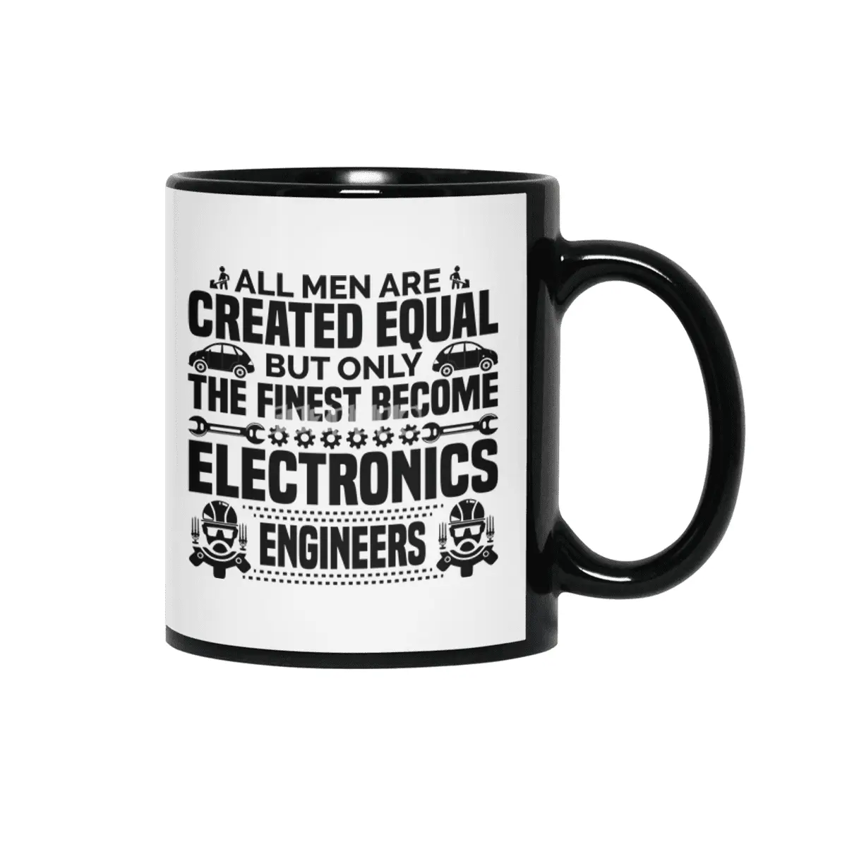 Engineer Crafts Mechanic Gift Siyah Kupa
