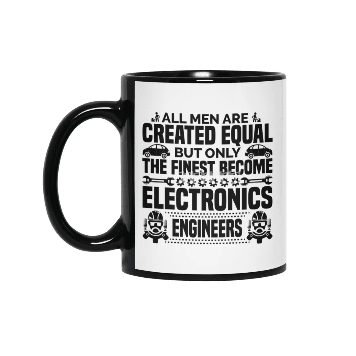 Engineer Crafts Mechanic Gift Siyah Kupa