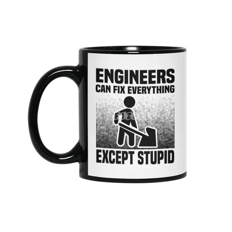 Engineer Crafts Mechanic Gift Siyah Kupa
